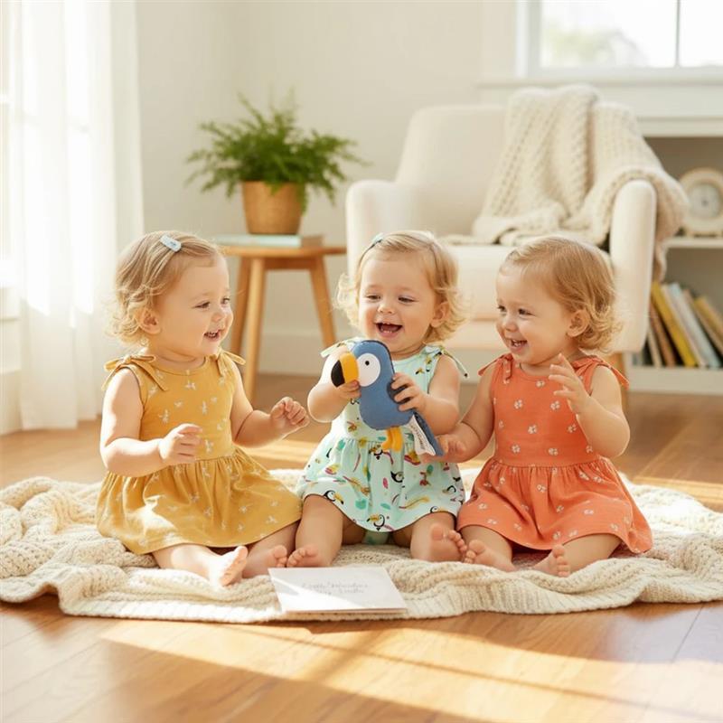 Dyed Print Knot Style Baby Girls Frock PO3