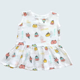 Button Frock for Baby Girls