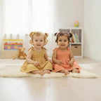 Muslin Cotton Frock Knot for Baby Girl