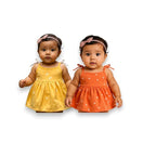 Muslin Cotton Frock Knot for Baby Girl