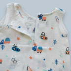 Baby Girl Cotton Muslin Frock - Cute Print ( Pack of 2 )