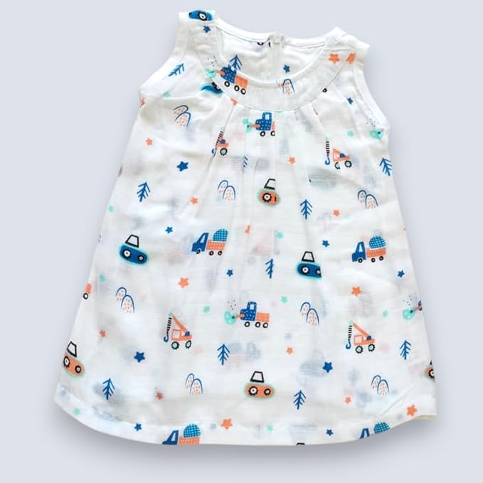 Frock With Soft Zip for Baby Girls