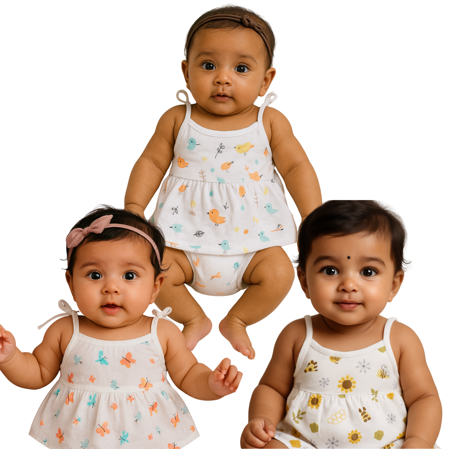 Knot Style Baby Girls Frock PO2