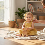 Muslin Cotton Frock Knot for Baby Girl
