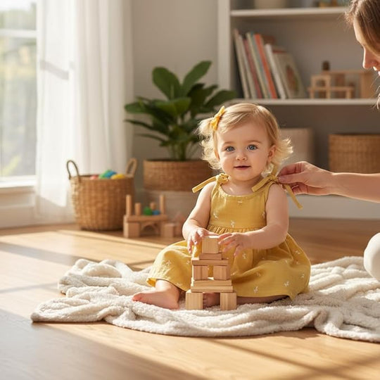 Muslin Cotton Frock Knot for Baby Girl