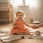 Muslin Cotton Frock Knot for Baby Girl