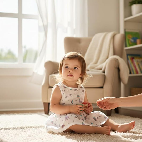 Muslin Frock for Baby Girl  ( Pack of 2 )