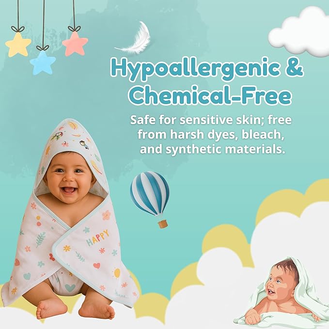 Baby Hooded Muslin Towel PO1