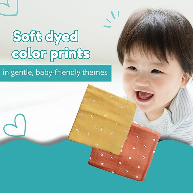 Quick-Dry Muslin Baby Towel PO3