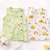 Unisex Muslin Cotton Dyed Jhablas