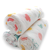 100% Cotton Muslin Baby Swaddle Set PO3