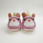 Pink Lamb Baby Booties