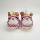 Pink Lamb Baby Booties