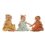 Dyed Print Knot Style Baby Girls Frock PO3