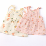 Baby Girl Muslin Cotton Knot Frock