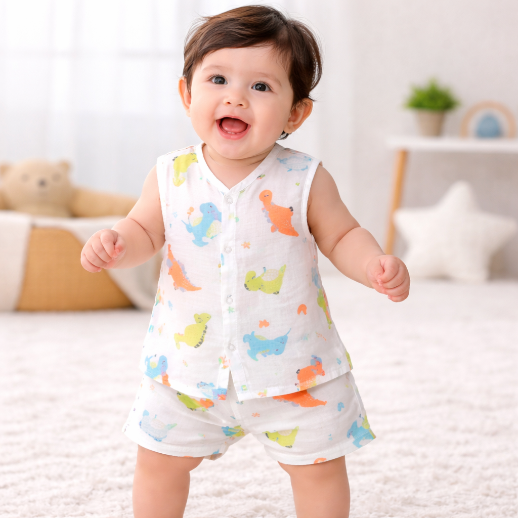 Muslin Baby Cord Set