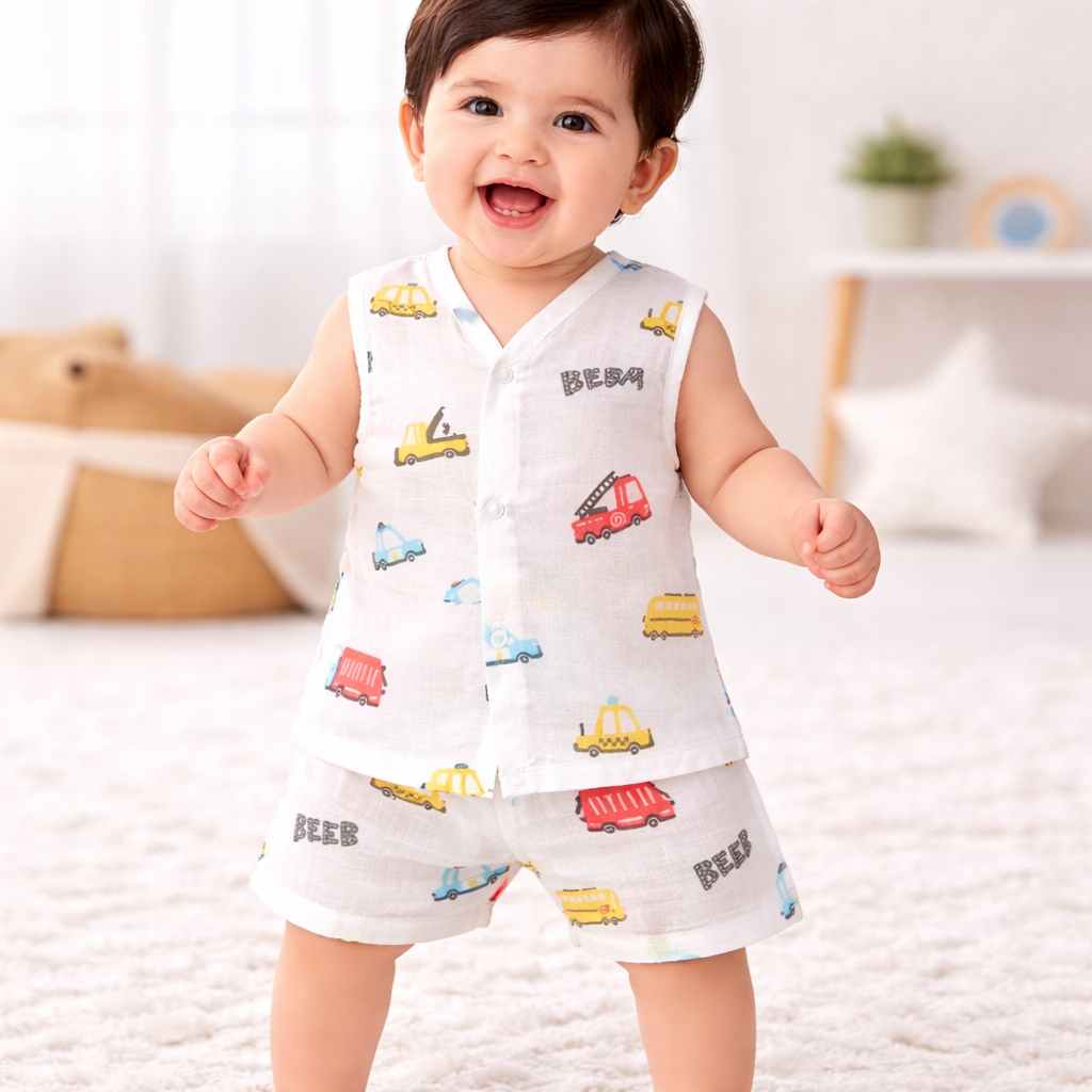 Muslin Baby Cord Set
