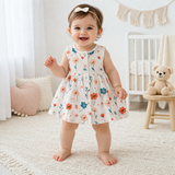 Muslin Cotton Frock for Baby Girls