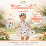 Muslin Cotton Frock for Baby Girls