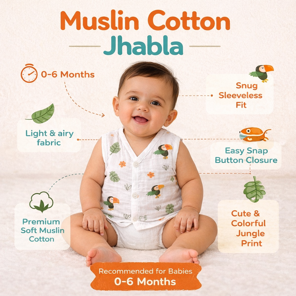Unisex Muslin Cotton Jhablas